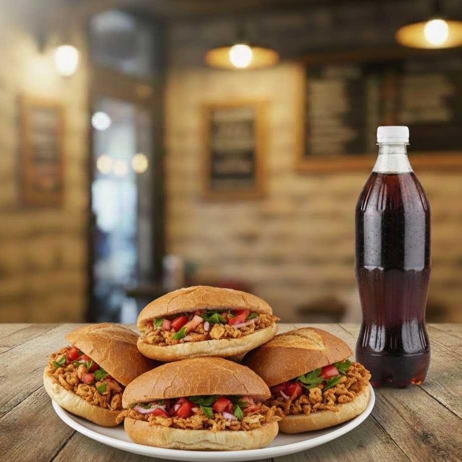 5'li Ekmek Arası Tavuk Tantuni Menü