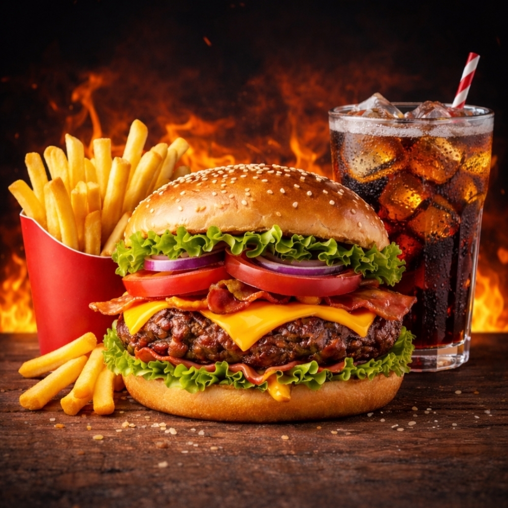 Cheese Burger Menü