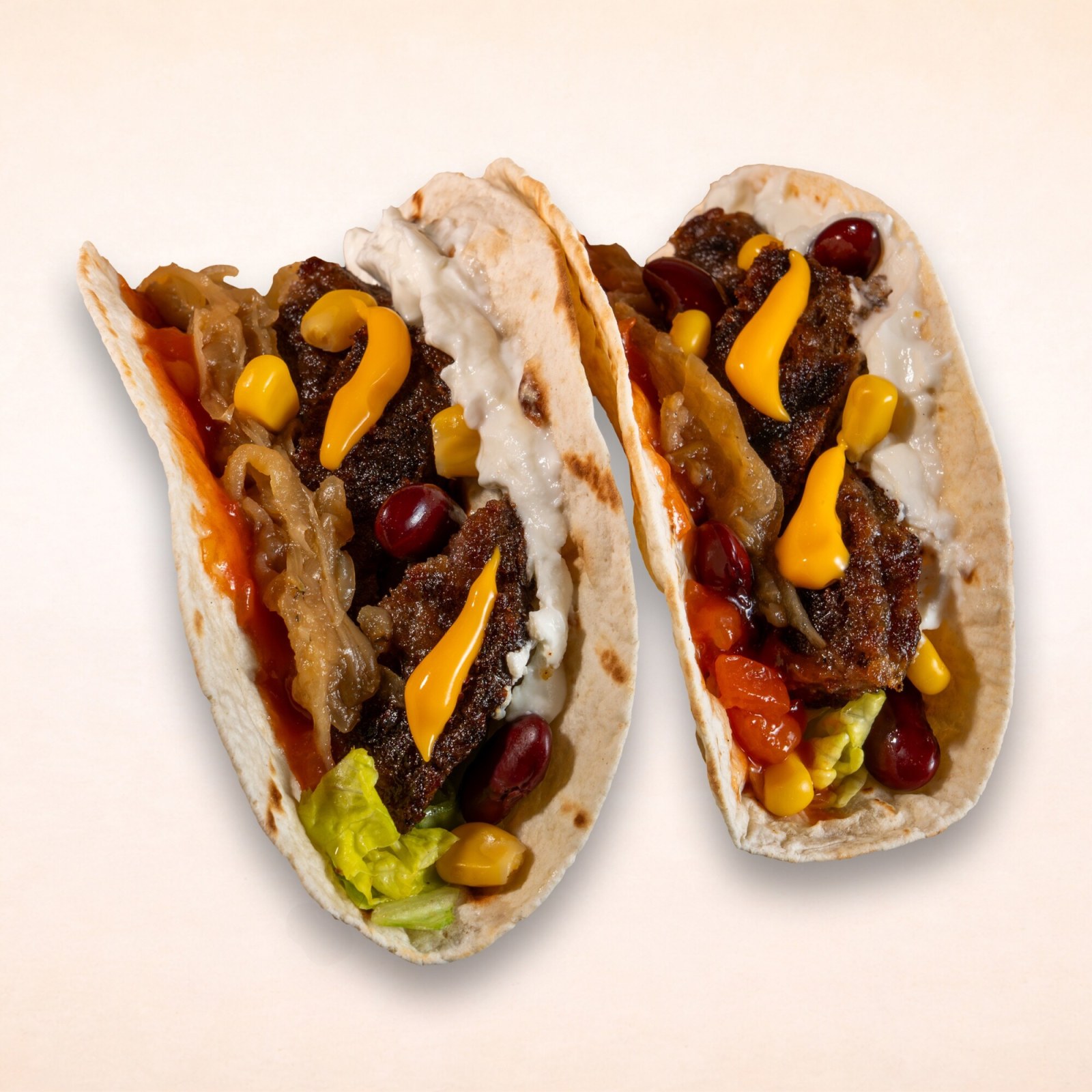 2'li Burger Köfte Taco
