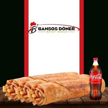 3'lü Tavuk Döner Dürüm (Medium) Menü