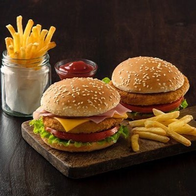 İkili Baba Çıtır Burger Menü