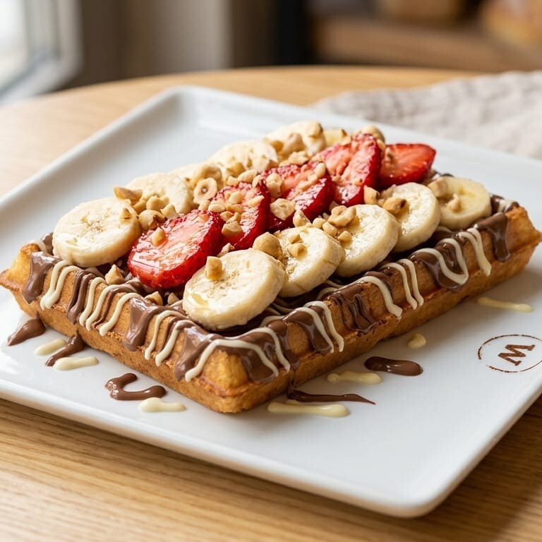 Waffle Klasik Porsiyon