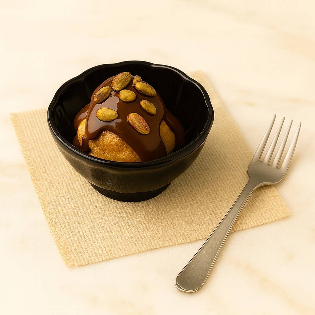 Fıstıklı Profiterol (1 Top)