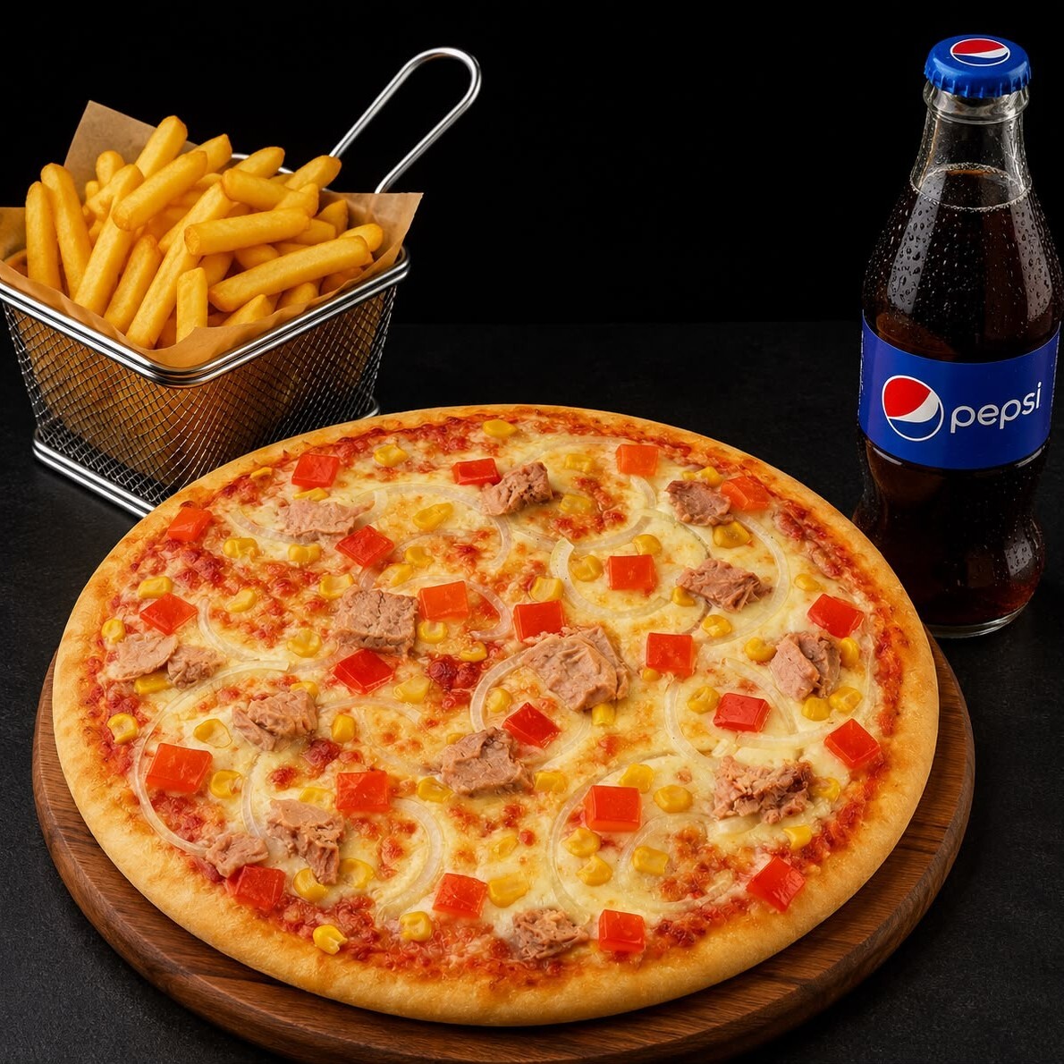 Ortaboy Ton Balıklı Pizza Menü