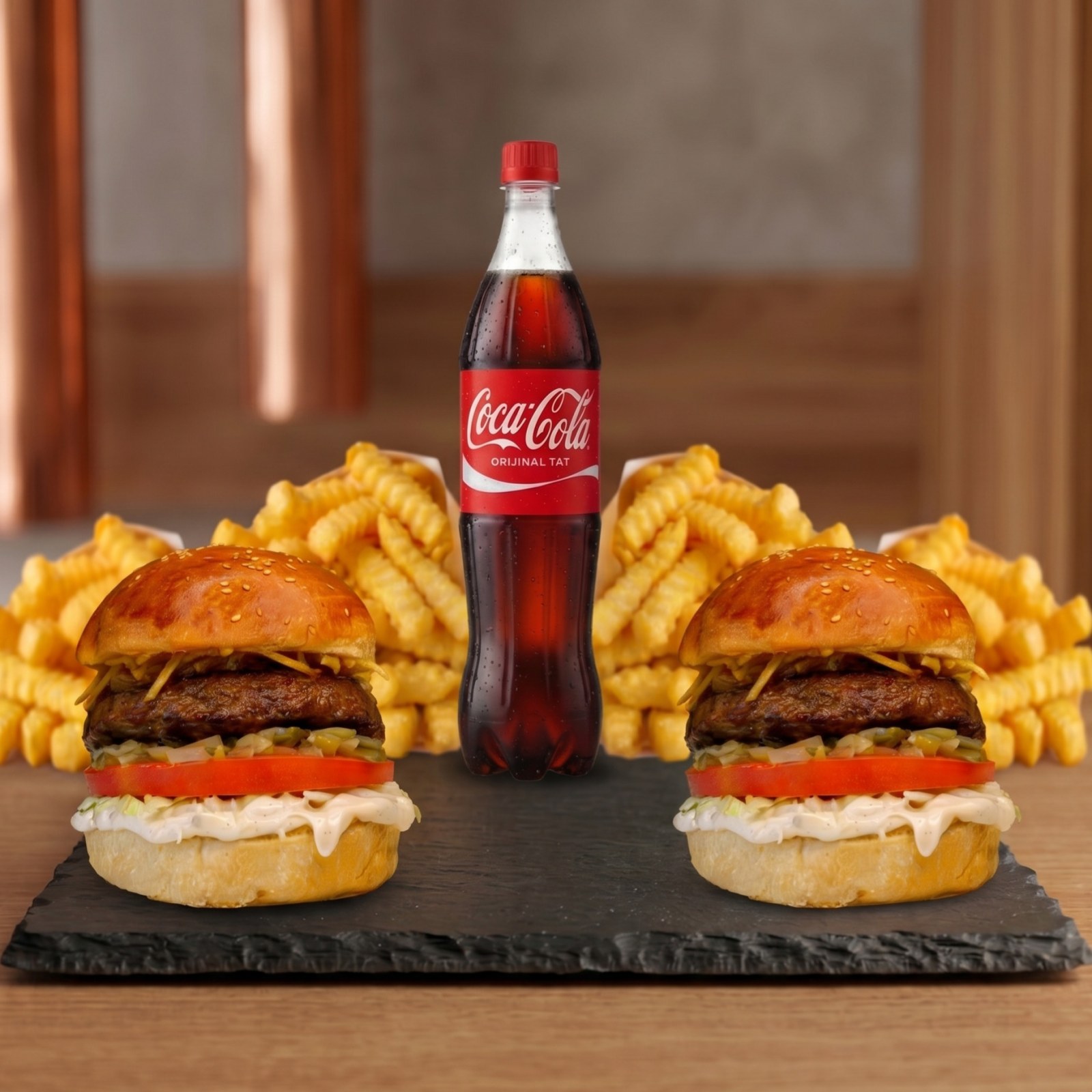 2'Lİ Duogus Menü + 1 LT COCA COLA