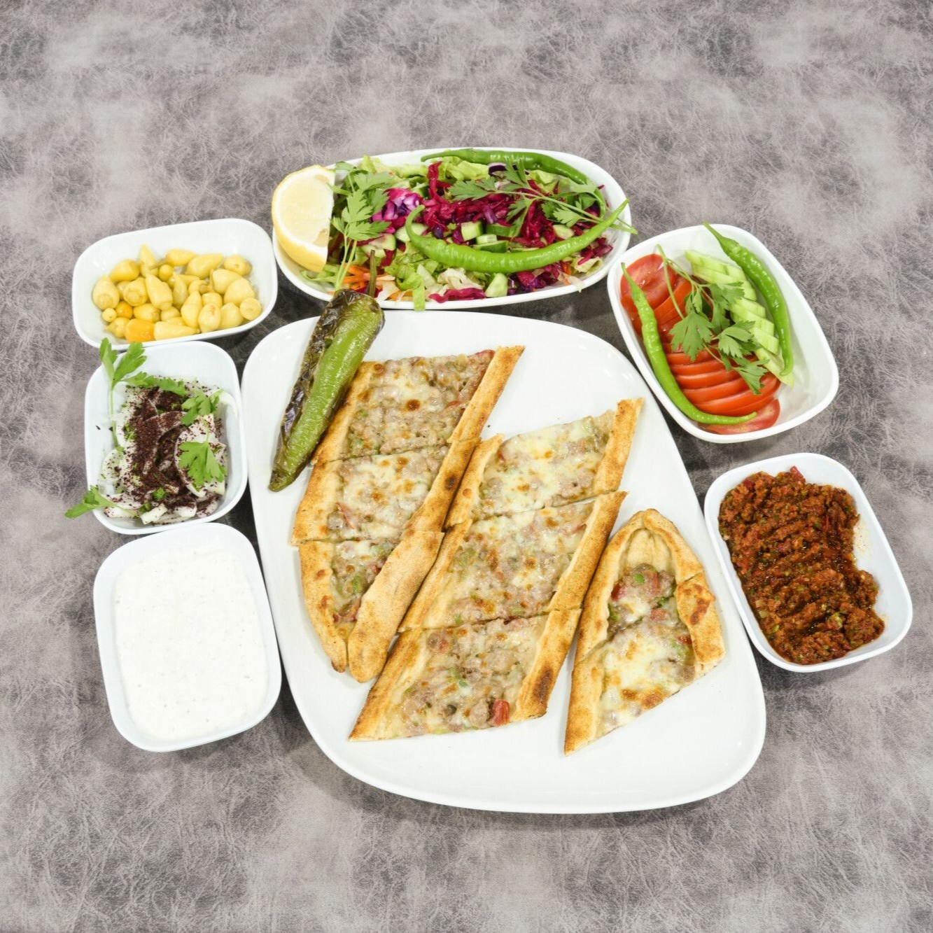 Kuşbaşı Kaşarlı Pide Menü 2