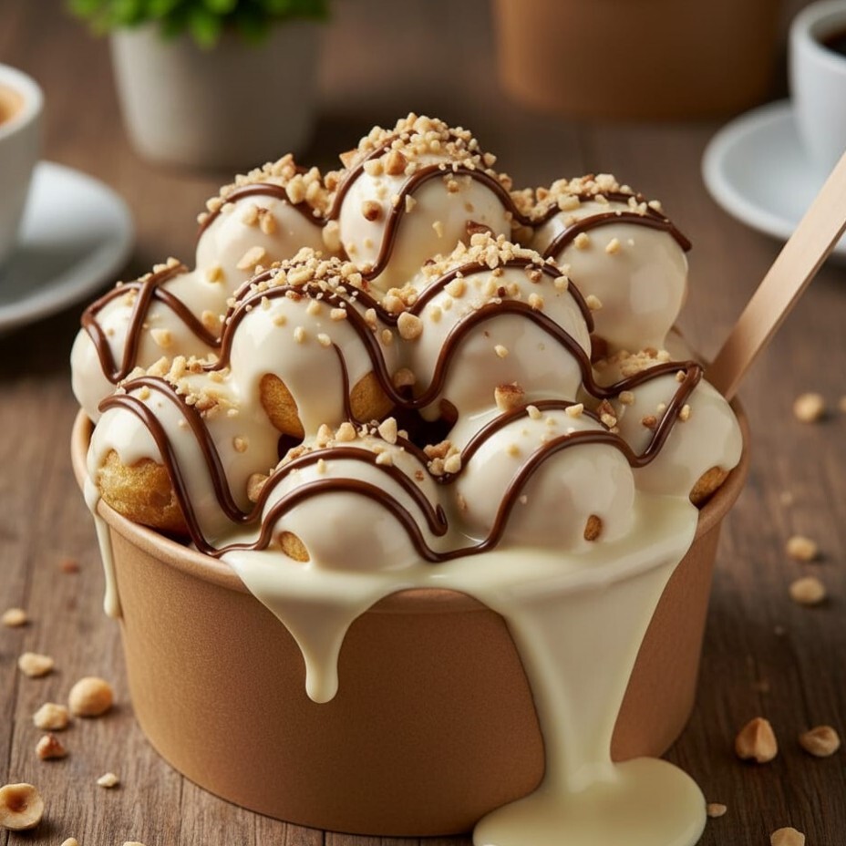 Soft Profiterol Bowl Large