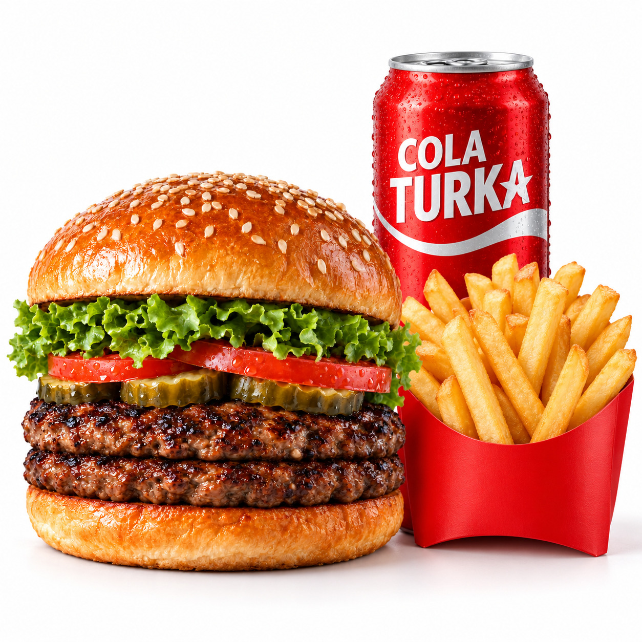 Doubleburger Menü