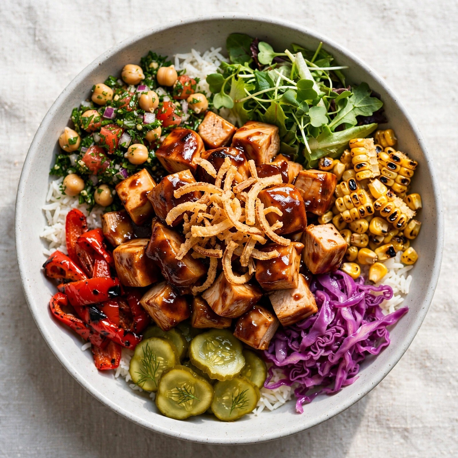 Barbekü Soslu Tavuk Bowl