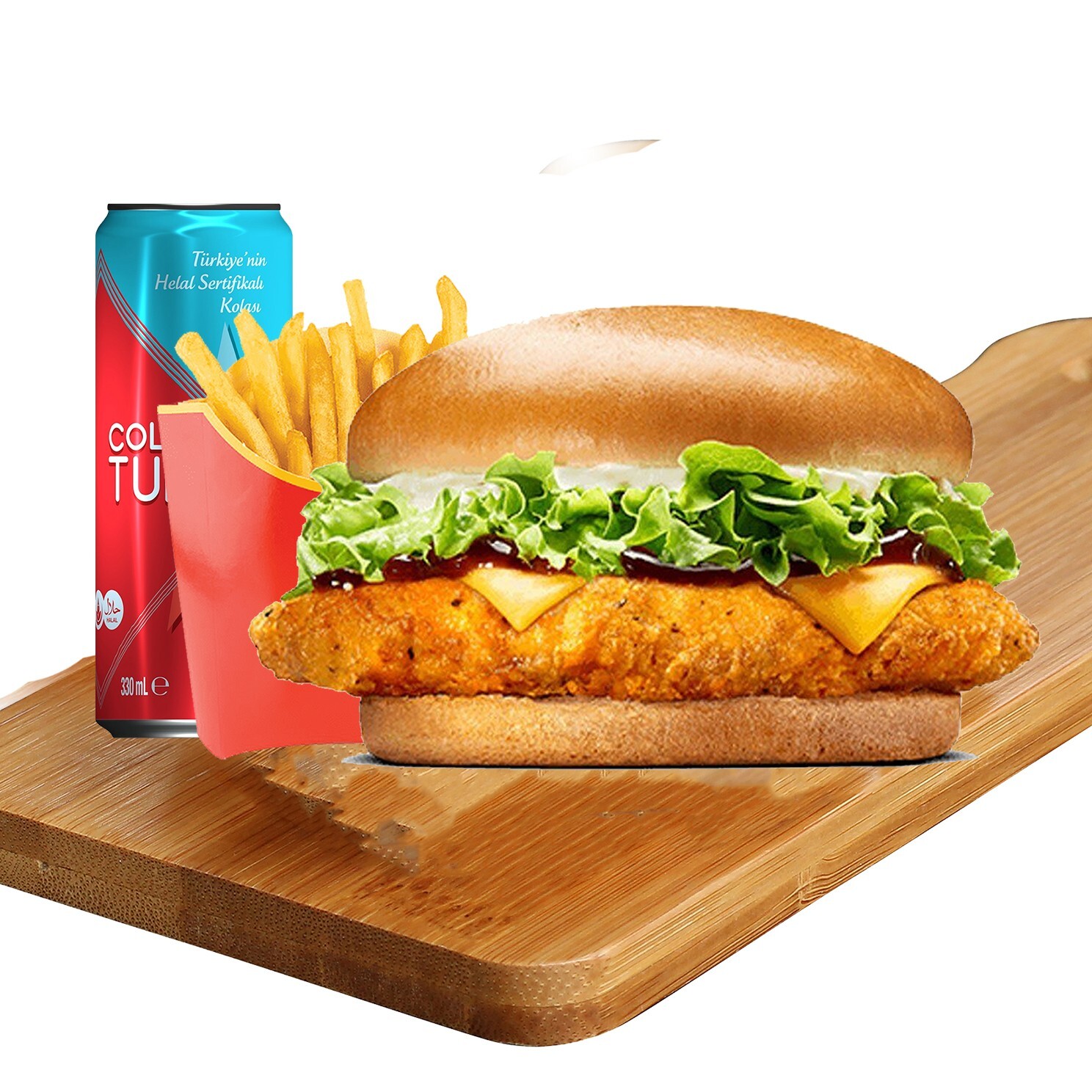 Tavuk Hamburger Menü