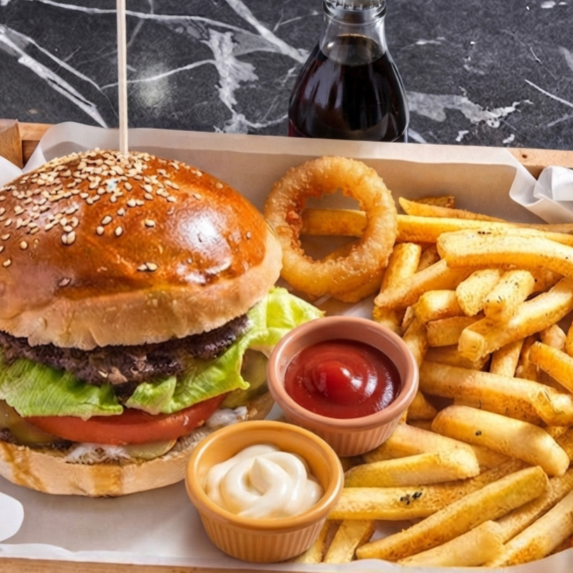 Klasik Et Burger Menü (Fabrika)