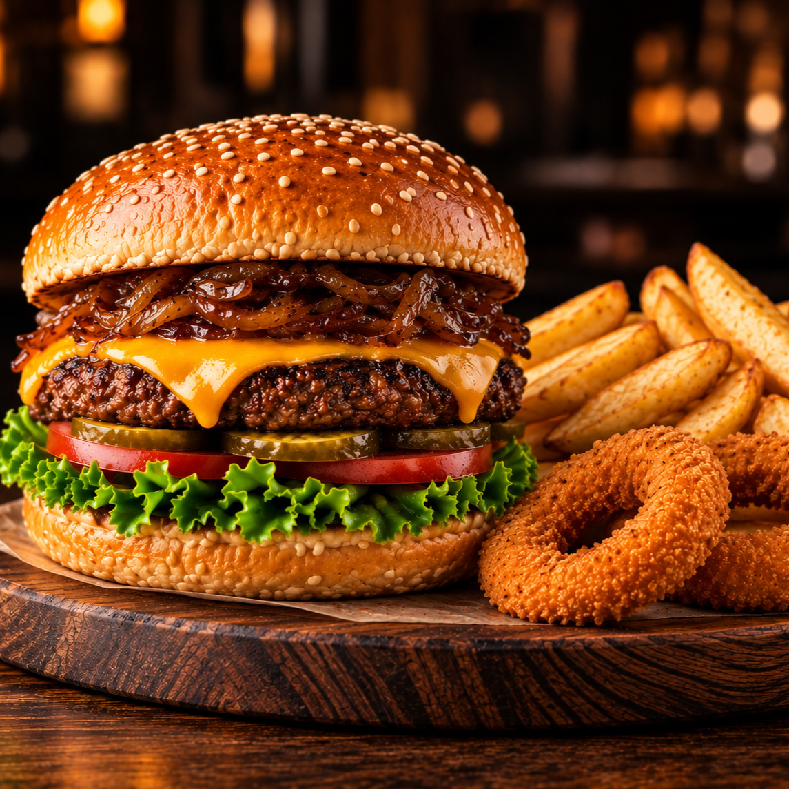 Cheese Burger Menü