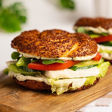 Peynirli Simit Sandviç