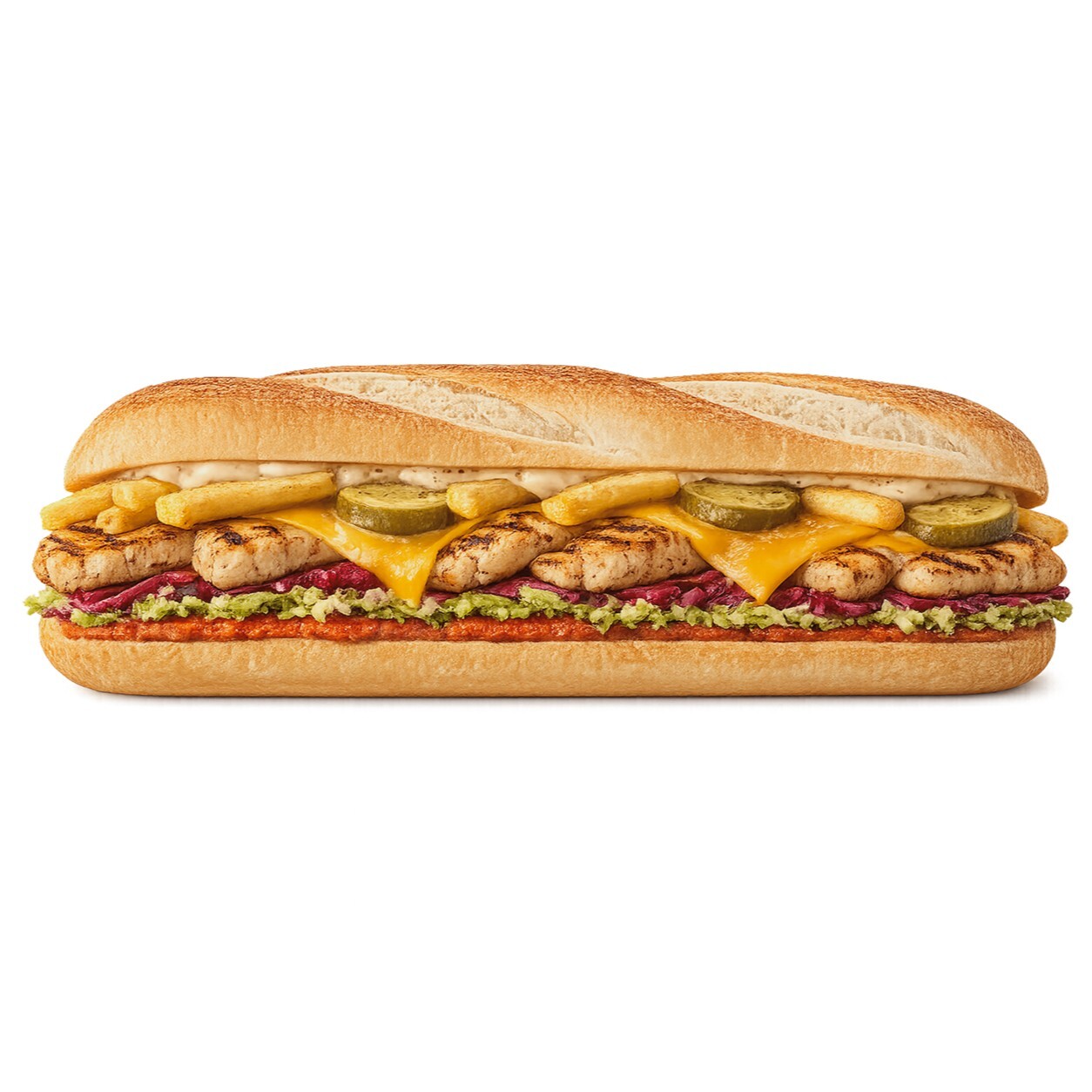 Cheddar Tavuklu Sandviç