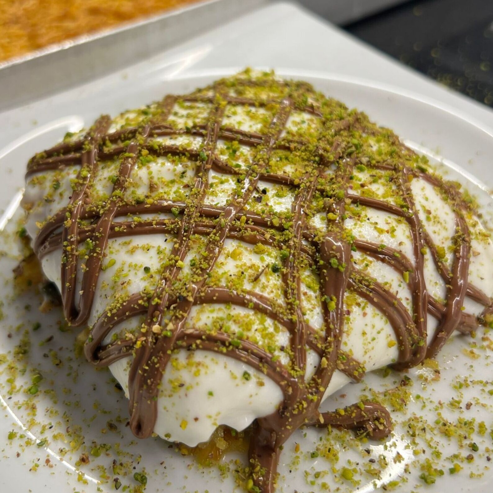 Çikolatalı Cevizli Kaymaklı Kadayıf (750 gr)