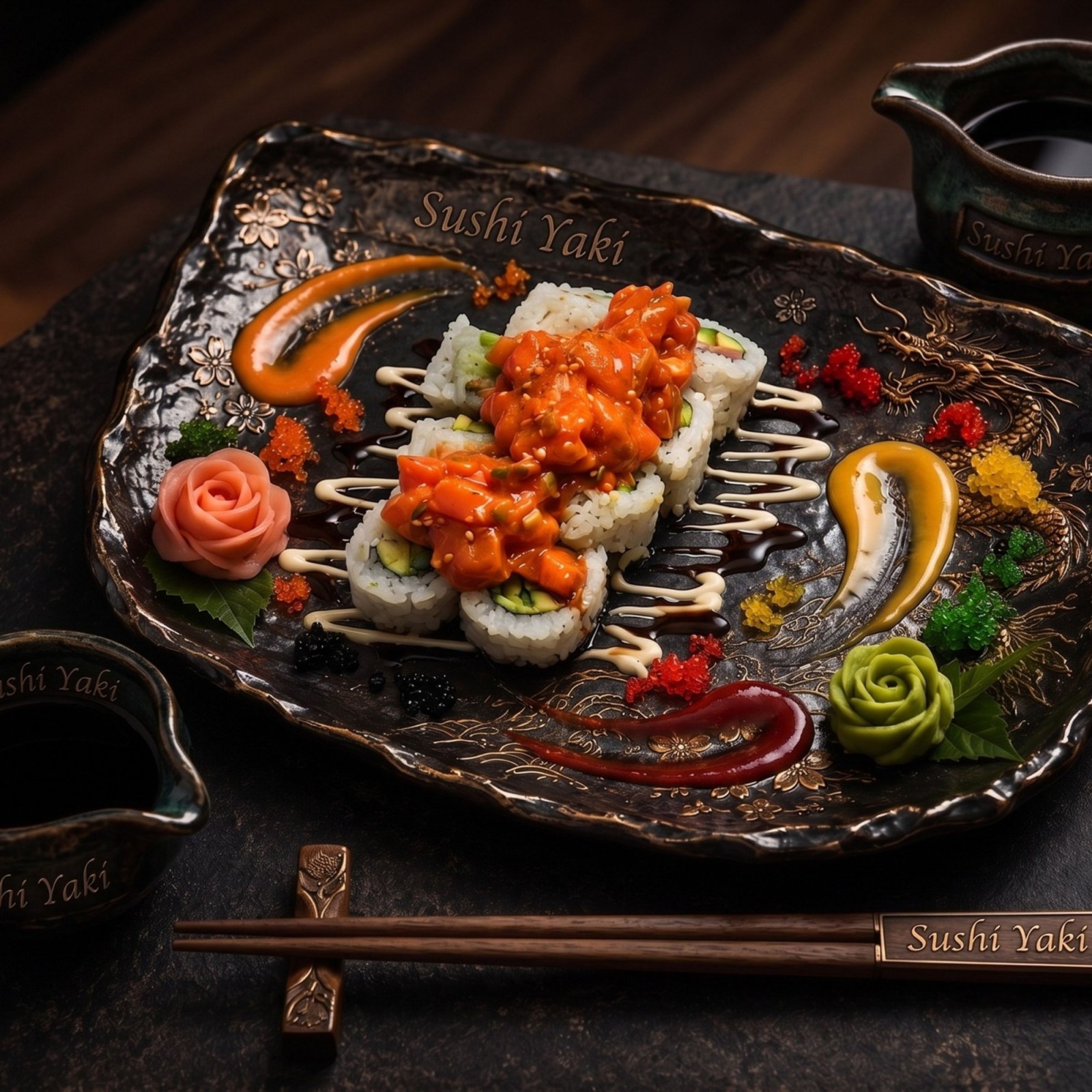 167- Special Spicy Salmon Roll (8 Pcs.)