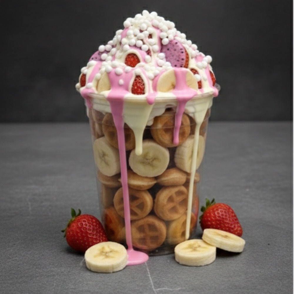 Strawberry Bardak Waffle