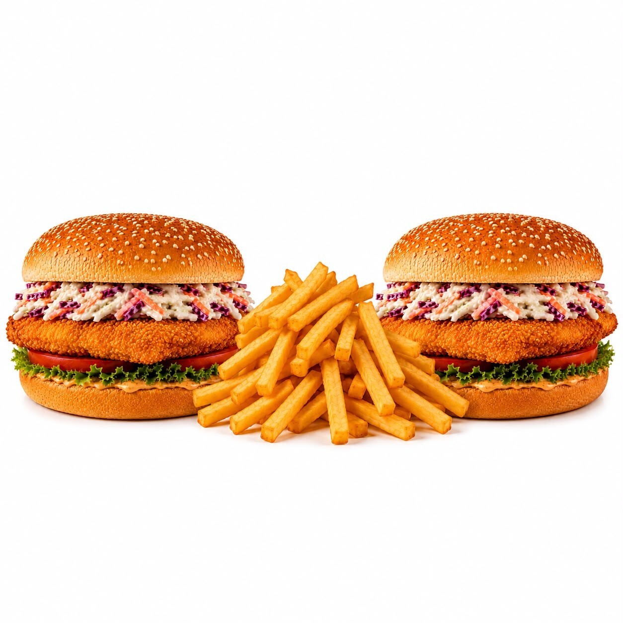 İkili Mega Tavuk Burger