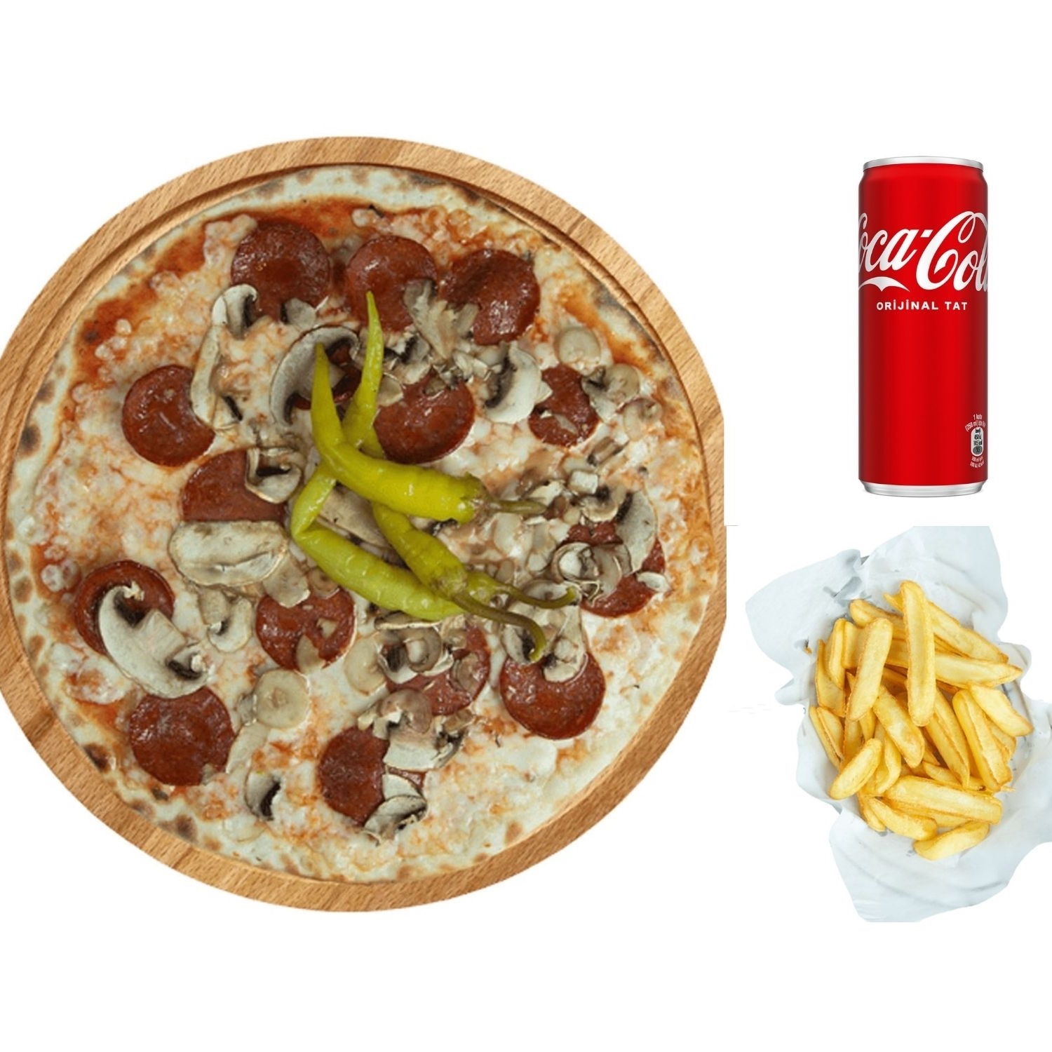 Sucuklu Pizza (Büyük)
