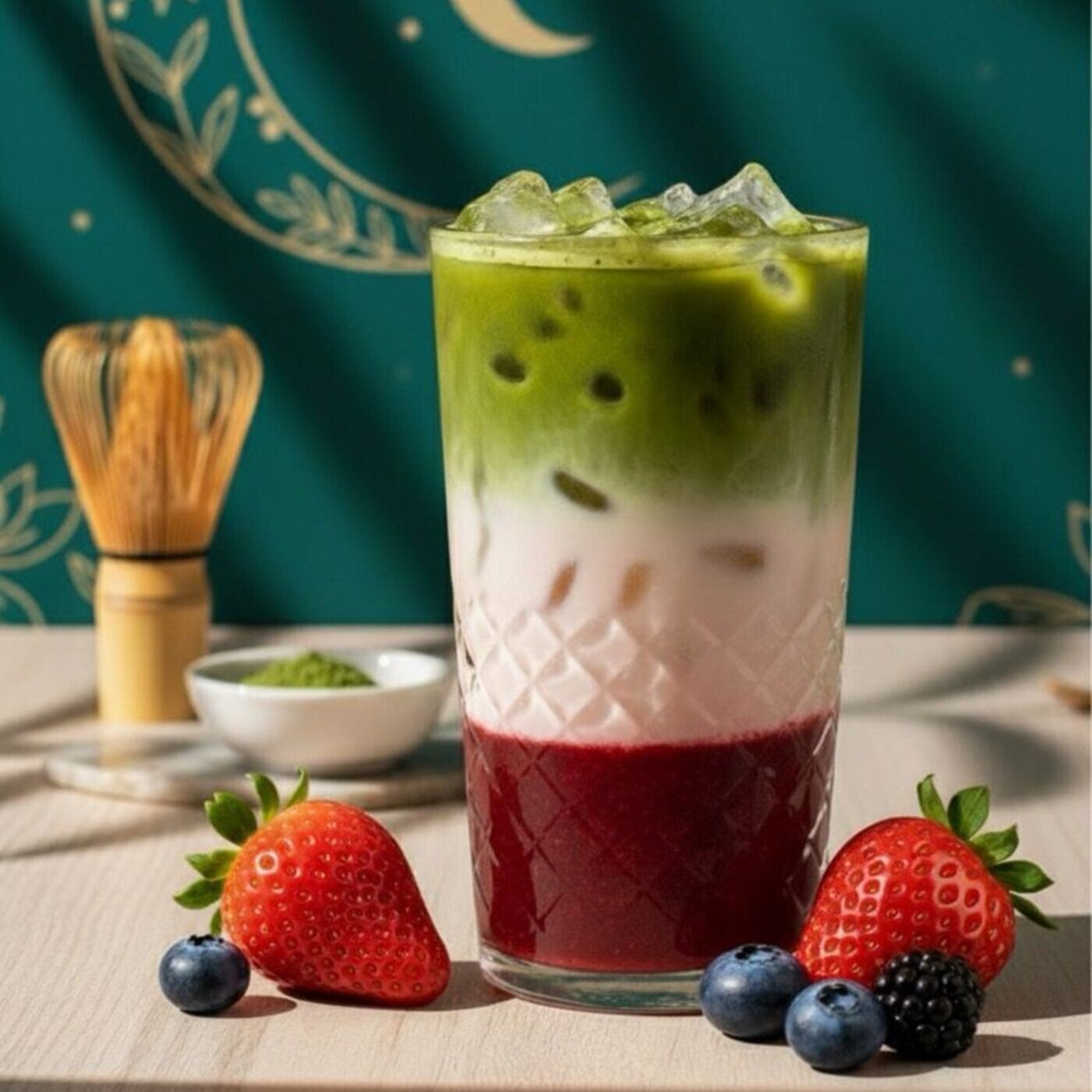 Forest Aura Matcha Latte (16 Oz)