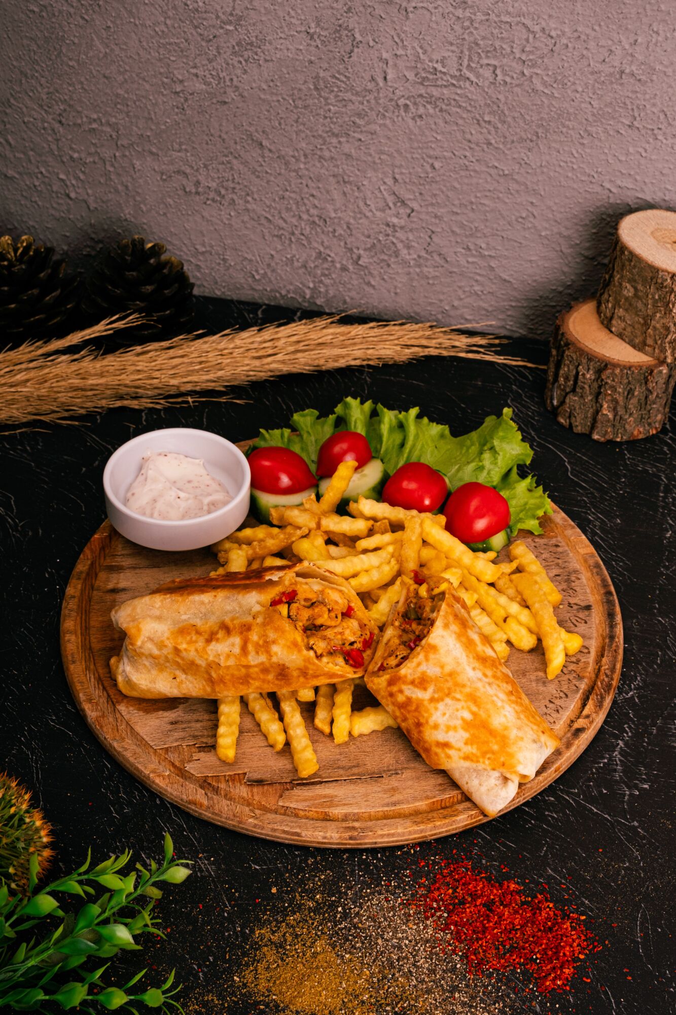 Tavuklu Wraps