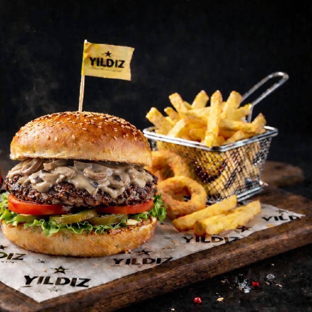 Jumbo Mantar Soslu Burger