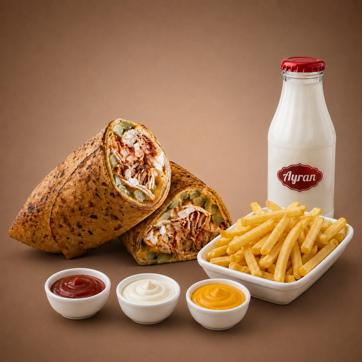 Mega Burrito Menü