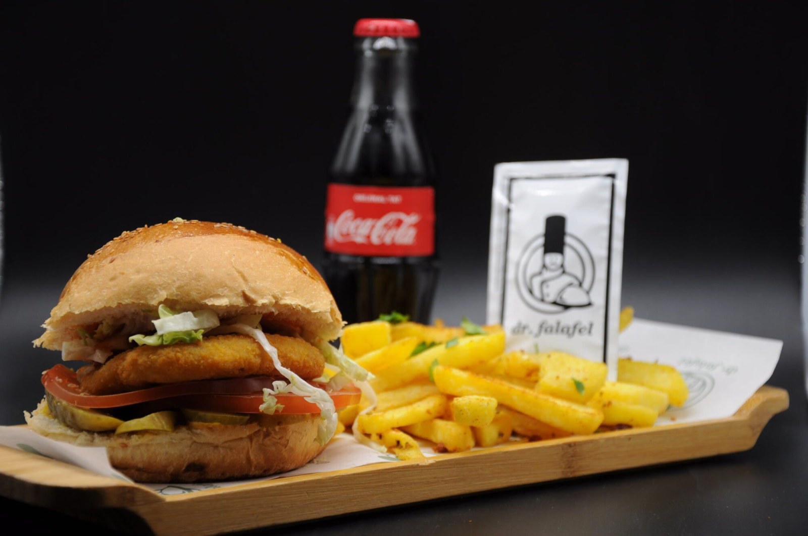 Vegan Şnitzel Burger Menü