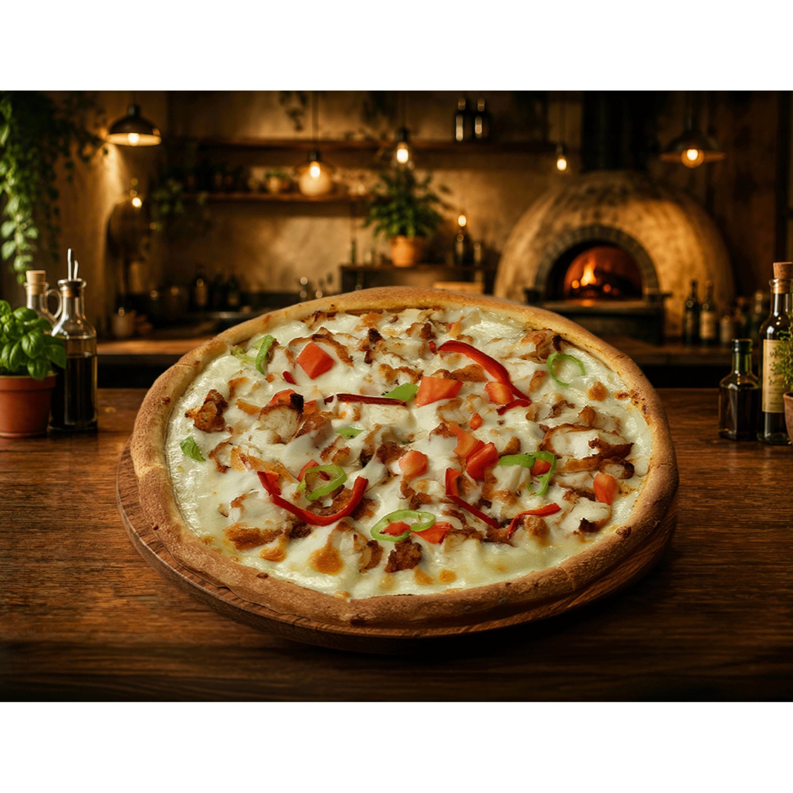 Çıtır Tavuklu Pizza