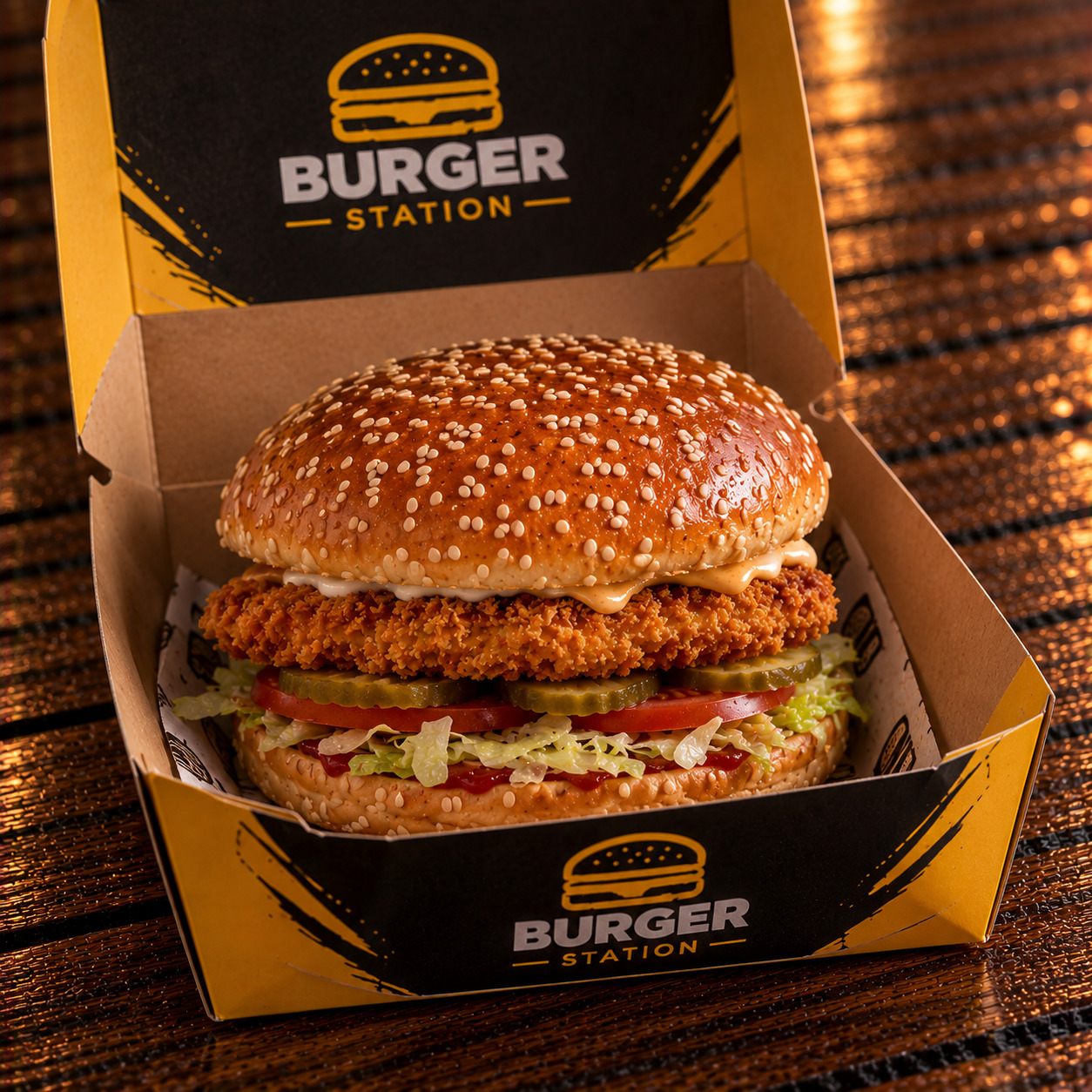 Klasik Tavuk Burger