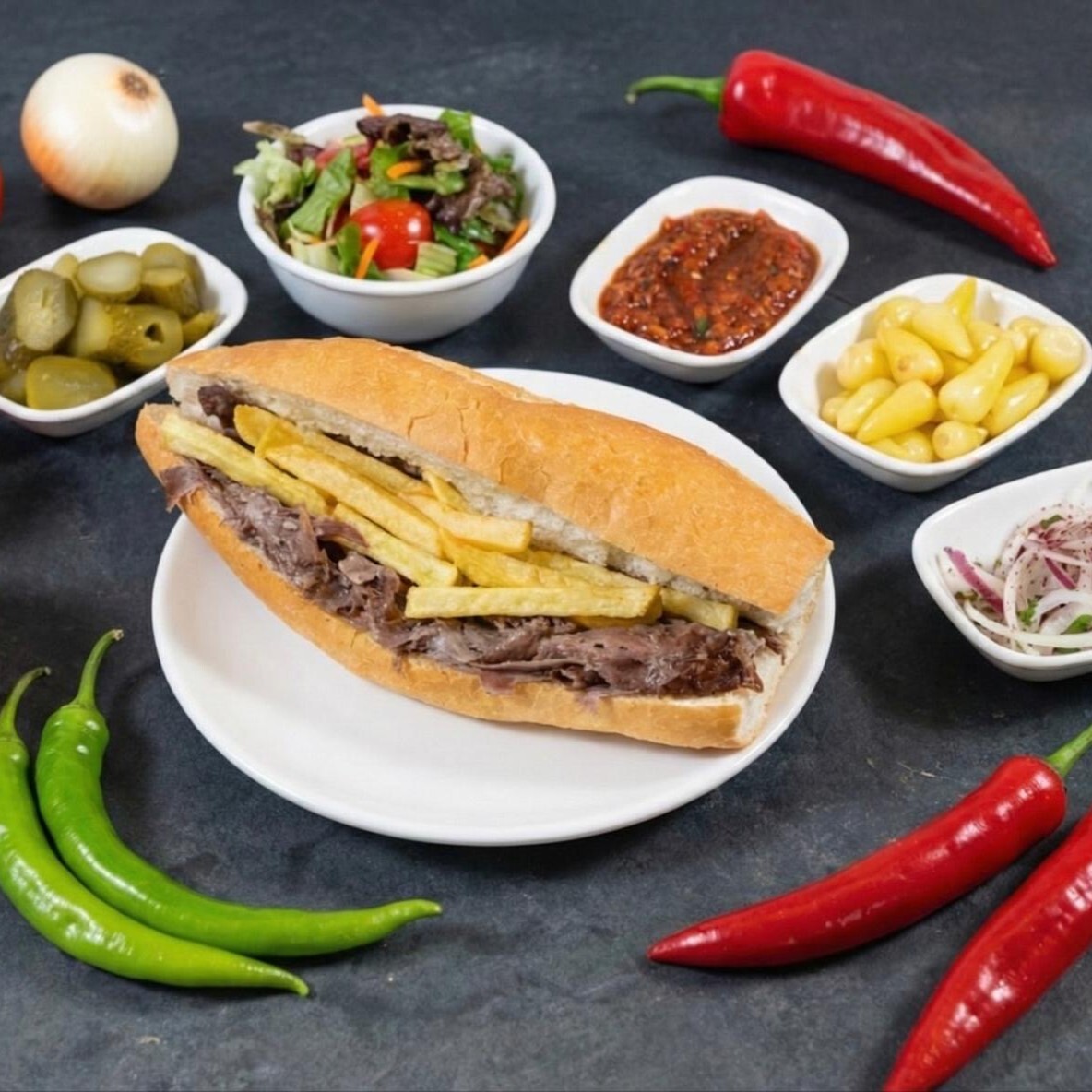 3/4 Ekmek Arası Et Döner 100 Gram