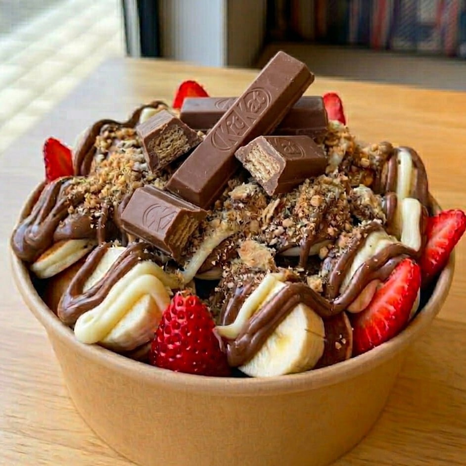 Kitkat Pancake Bowl Waffle Medium