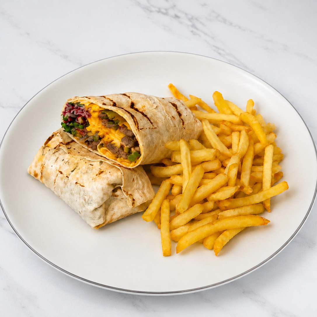 Kaburgalı & Çedarlı Burrito