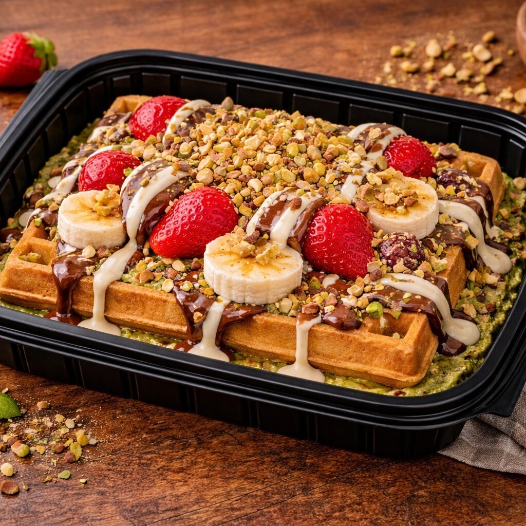 Bi Beyaz Çikolata & Çilek Waffle (Original)
