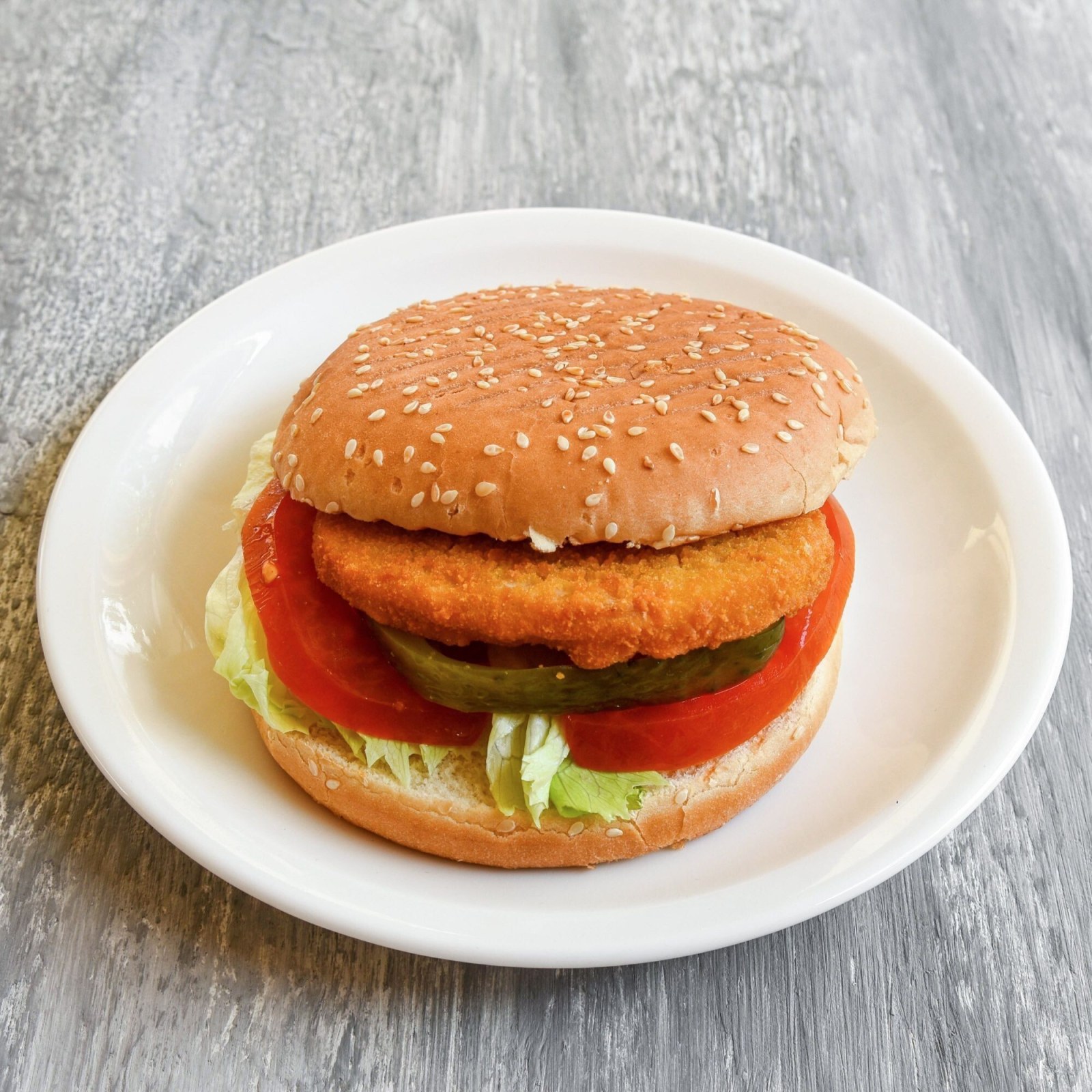 Schnitzel Burger Menü