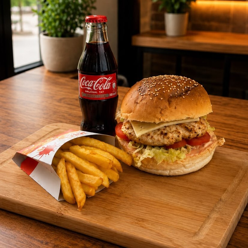 Tavuk Burger Menü
