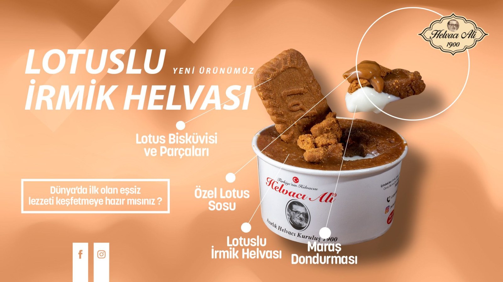 Dondurmalı Lotuslu Helva (260 gr.)