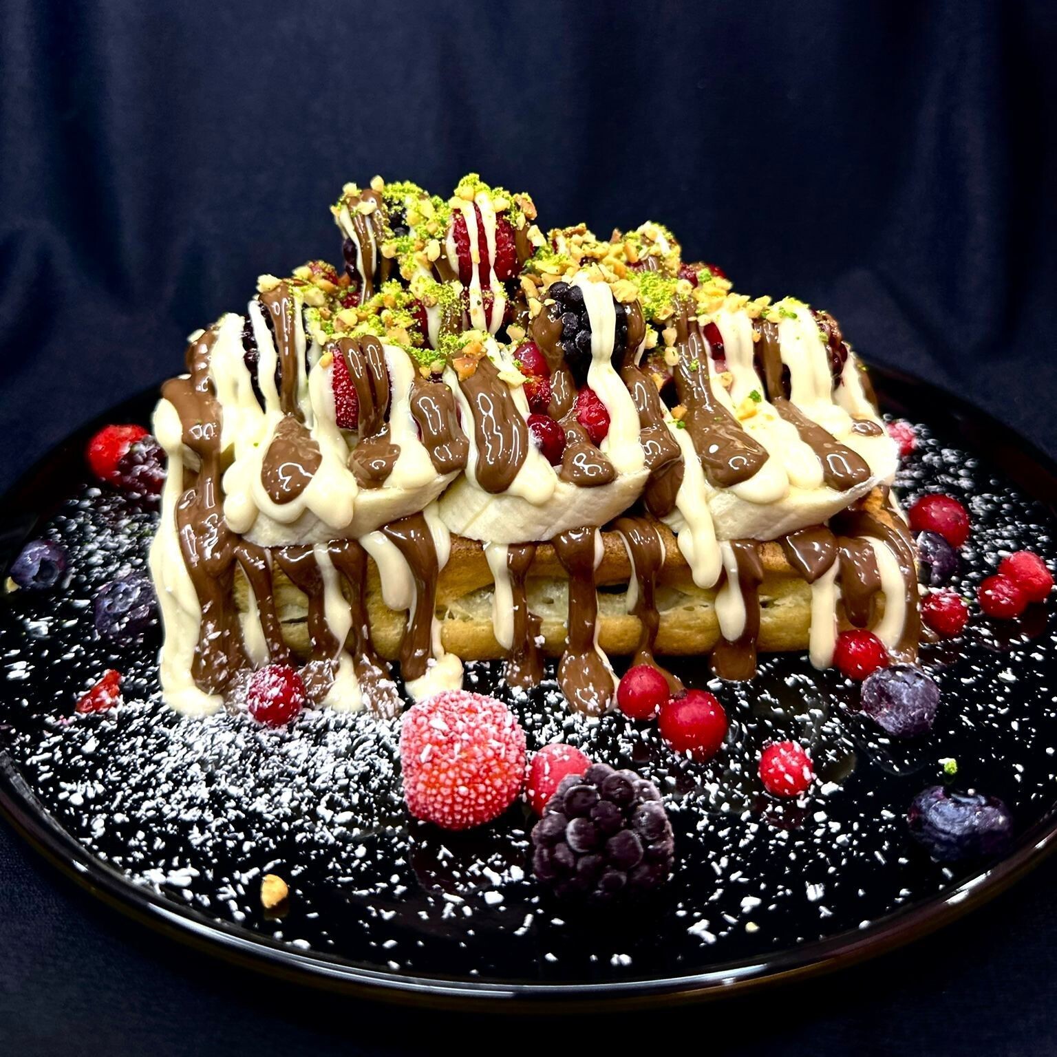 Brussels waffle, Orman meyveli (Large)