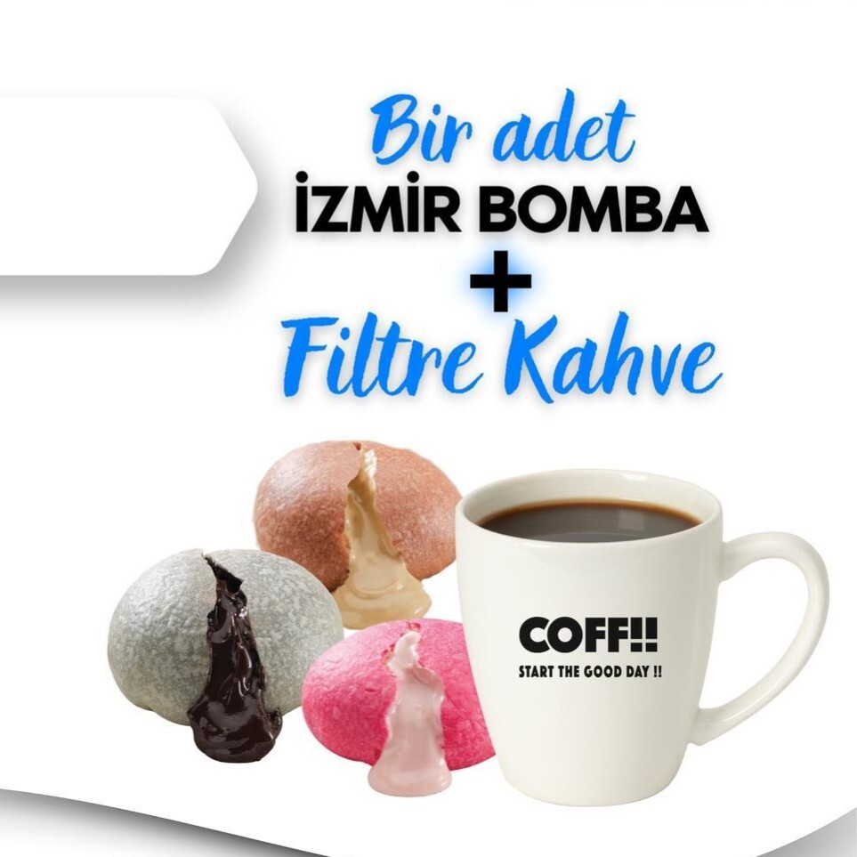 İzmir Bomba + Medium Filtre Kahve ( 14 oz.)