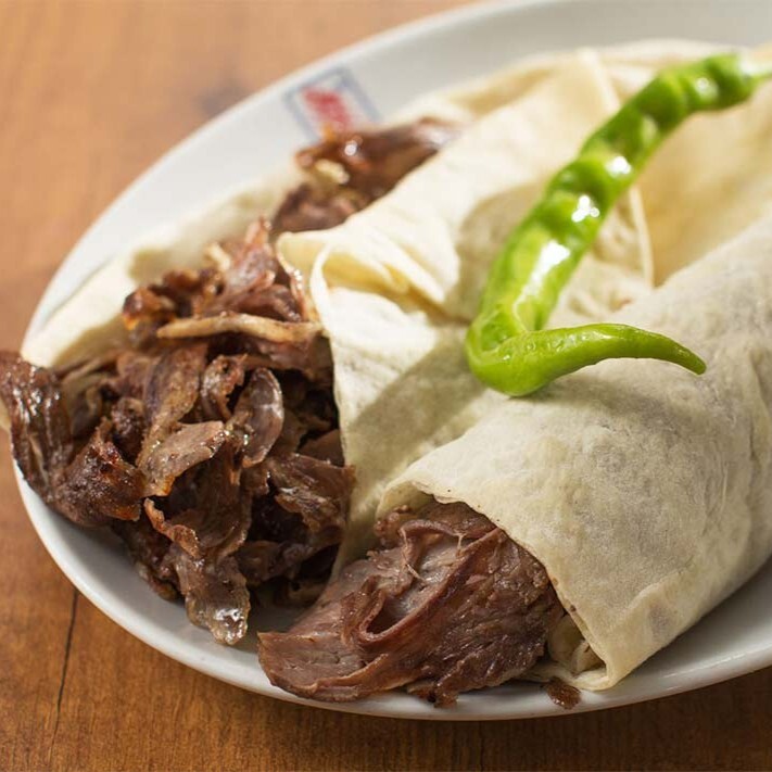 60 Cm Çift Lavaş Et Döner Dürüm