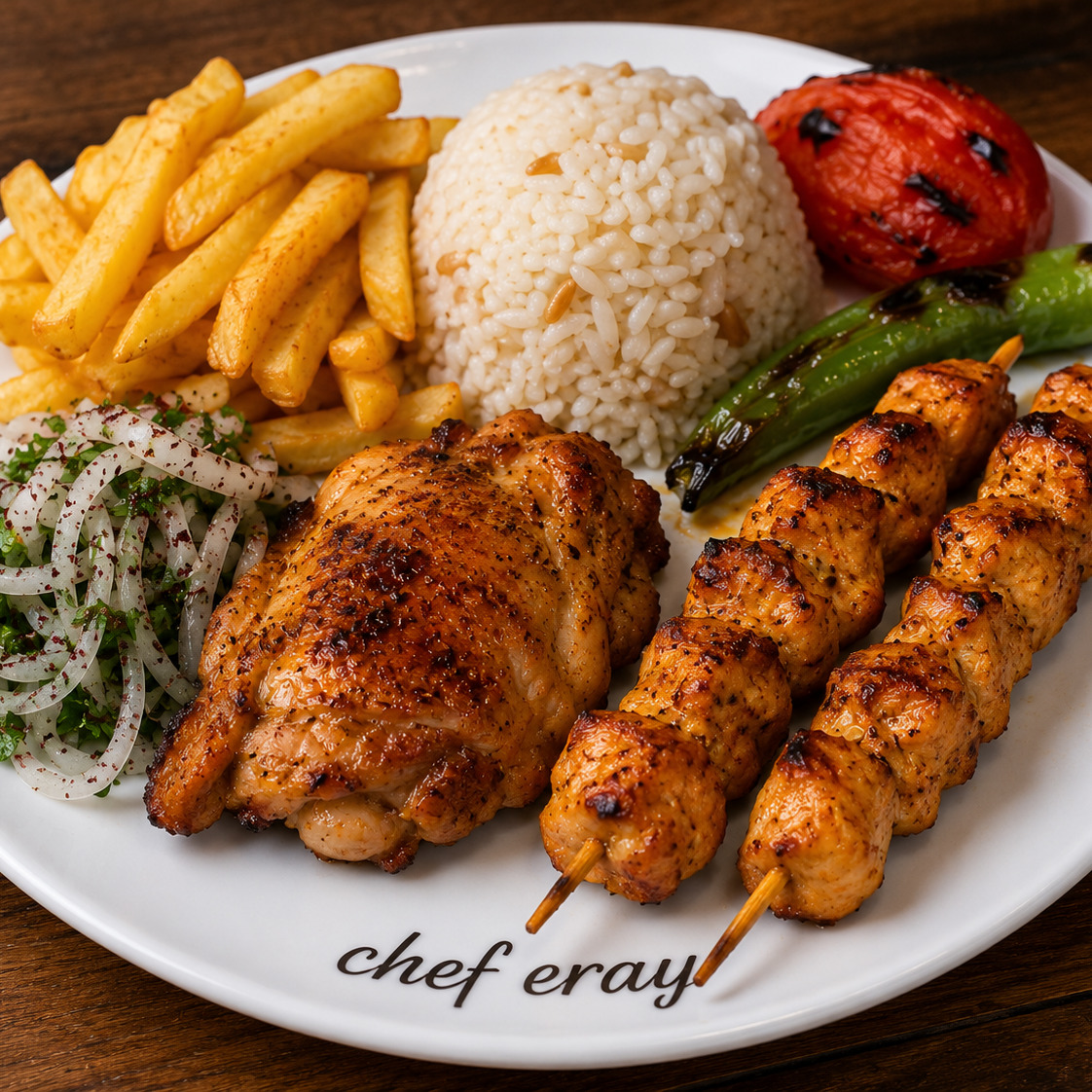 Chef Karışık Tavuk Menü