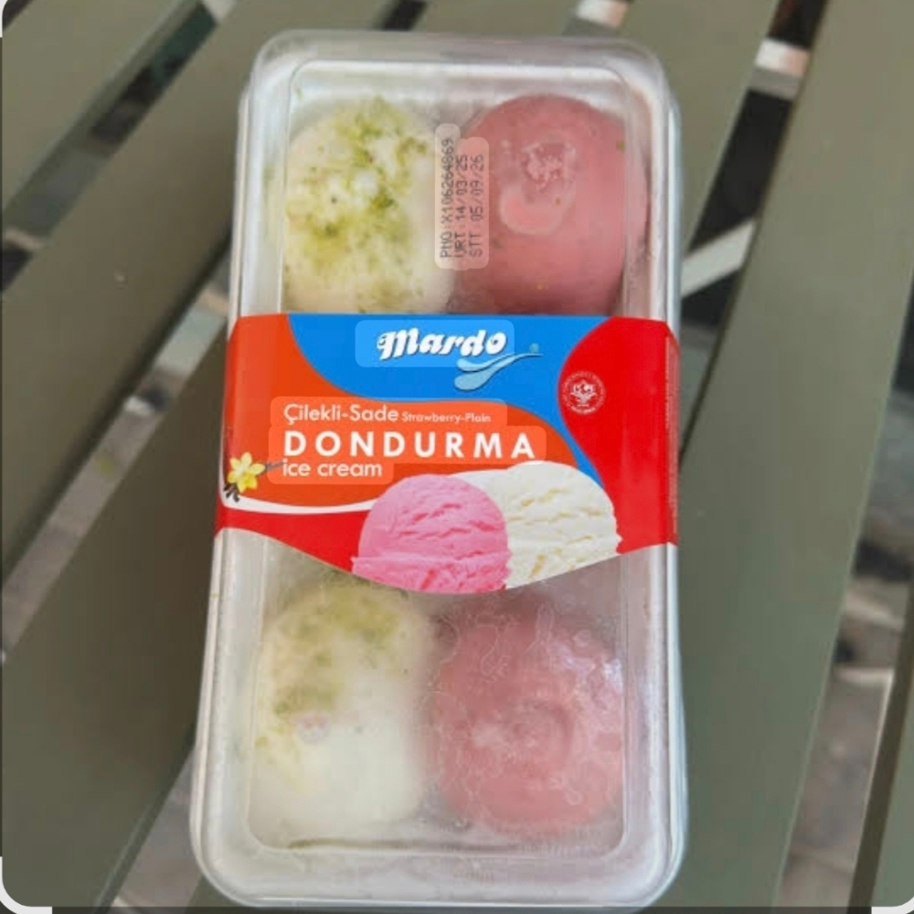 Çilekli sade 500gr