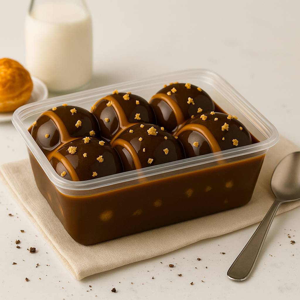 Karamelli Soslu & Çıtır Kıtırlı Profiterol (1 kg)