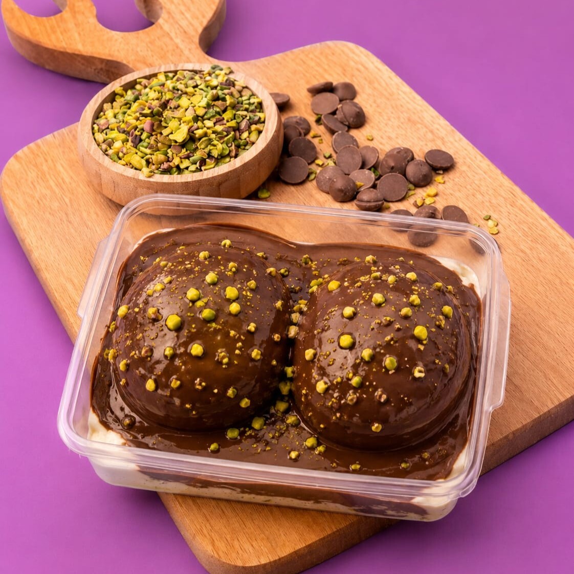 Belçika Çikolatalı Profiterol (Küçük Boy)
