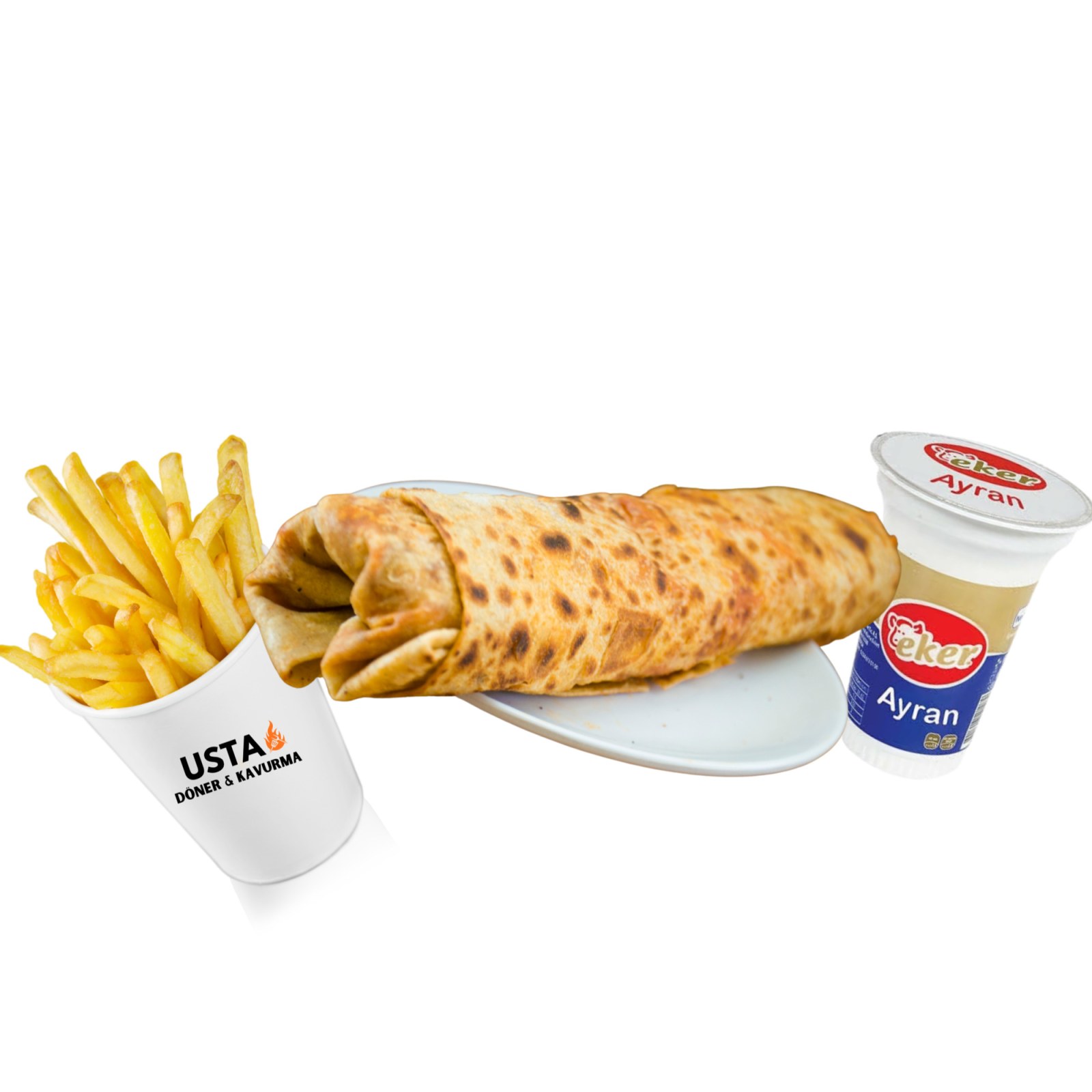 Usta Tavuk Döner Dürüm (Small) Menü