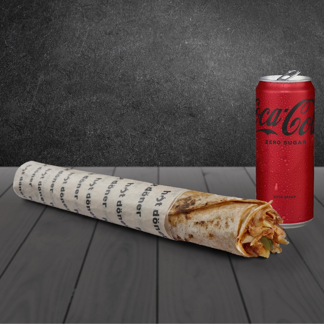 Tavuk Maxi Dürüm + Kutu Coca Cola