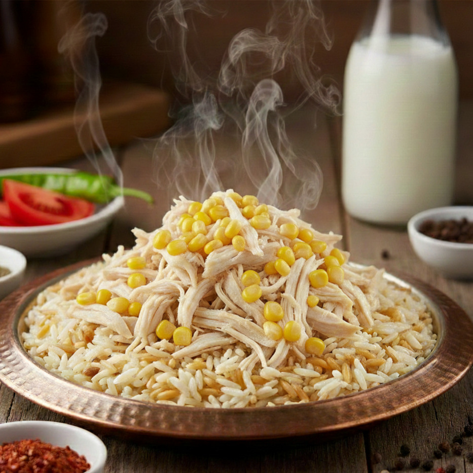 Plus Tavuklu Mısırlı Pilav Menü