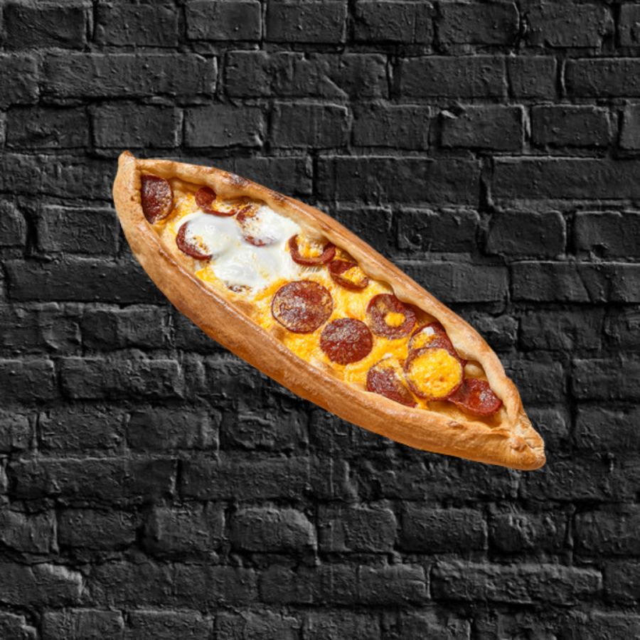 Sucuklu Kaşarlı Yumurtalı Pide