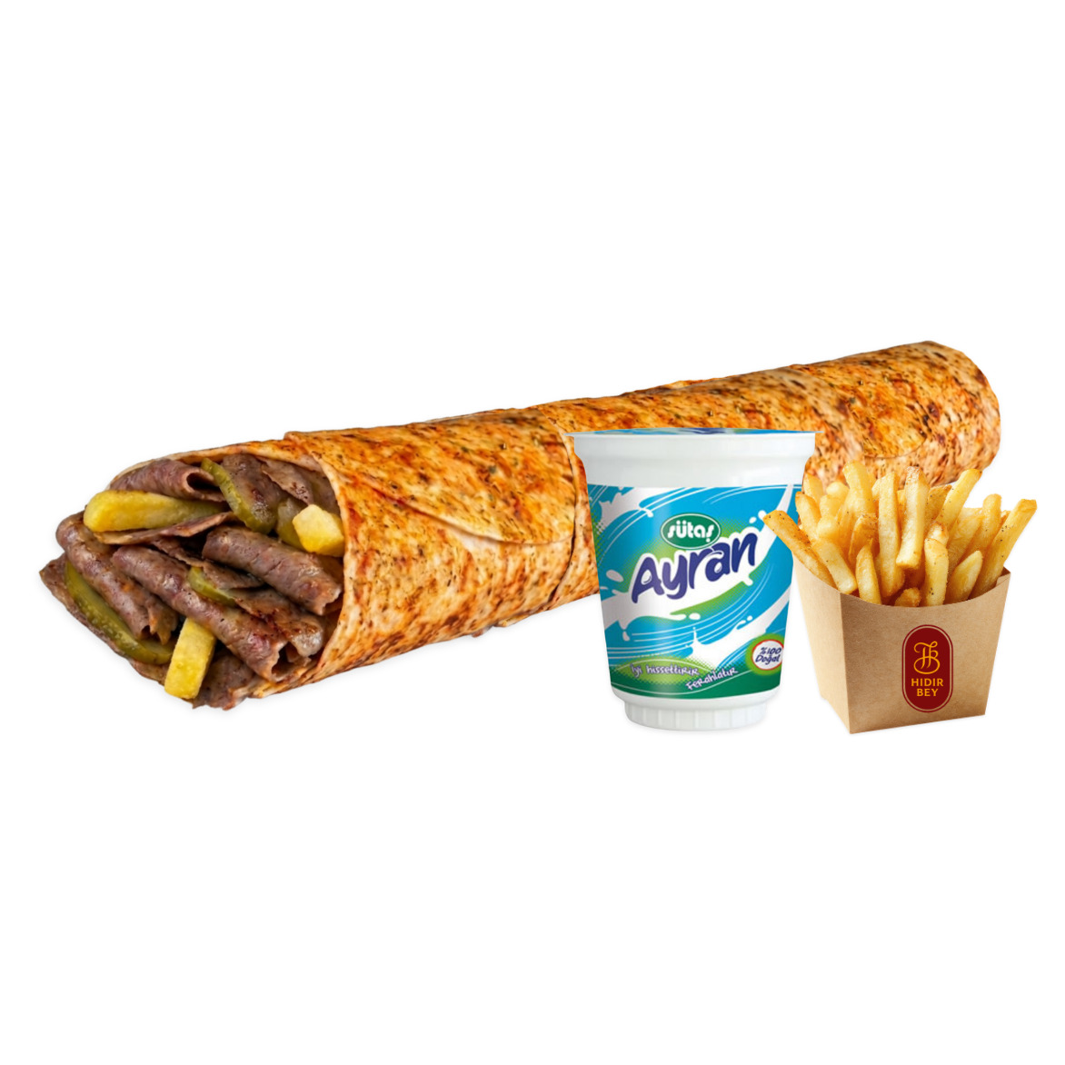 Özel Hatay Soslu Et XLarge Dürüm Menü