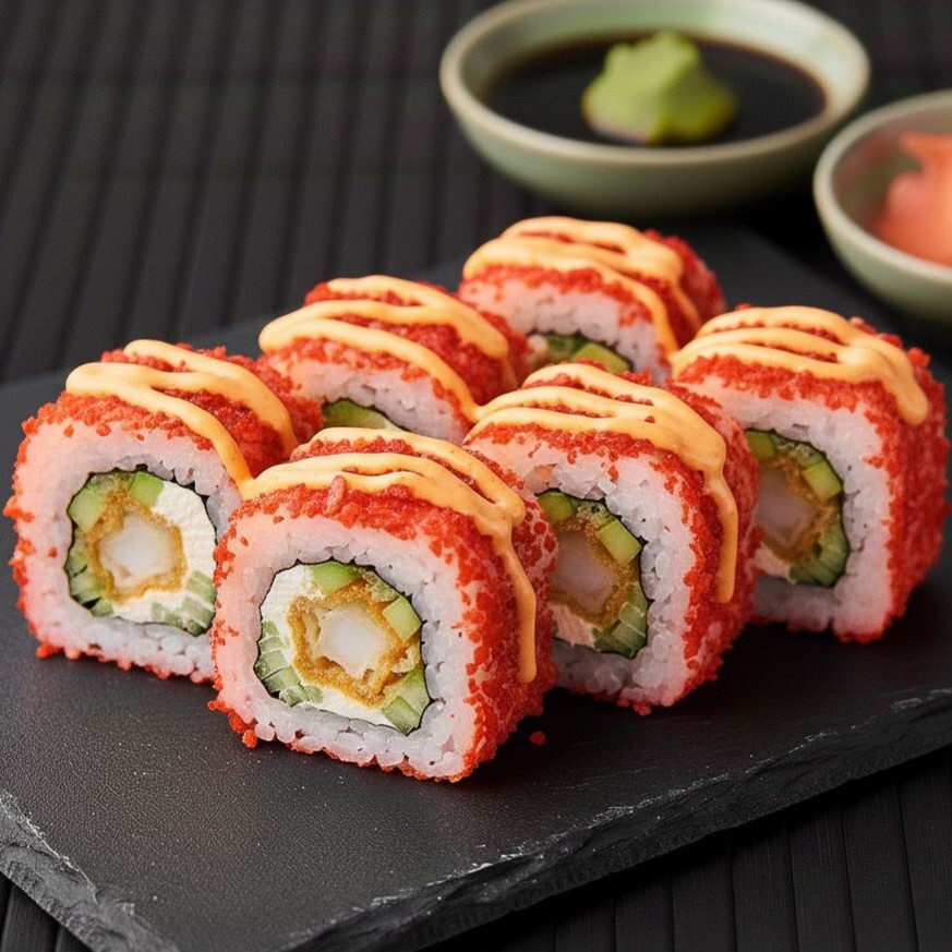 Spicy Shrimp Tempura Roll (8 Adet)